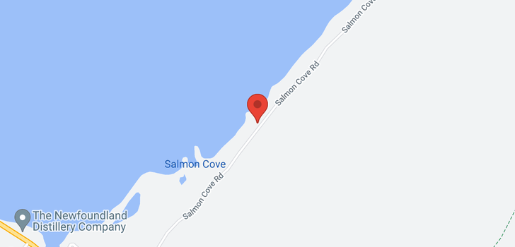 map of 109 Salmon Cove Road